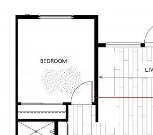 OLIVERA SENIOR APTS | Floor Plan 1x1
